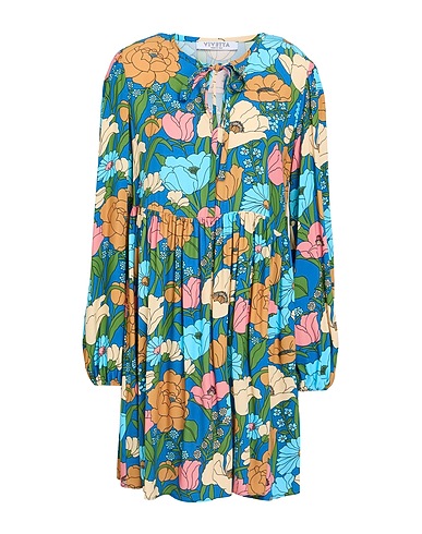 VIVETTA Short dress Blue 100% Viscose