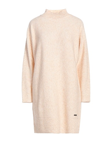 FRED MELLO Short dress Ivory 47% Acrylic, 30% Polyester, 10% Camel wool, 10% Wool, 3% Elastane