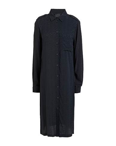 PINKO シュミーズドレス ブラック アセテート 69% / シルク 31%