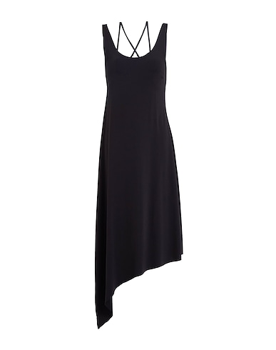 OUR LEGACY Midi dress Black 82% Polyamide, 18% Elastane