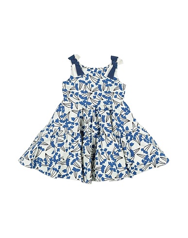 MIMISOL Vestito Baby  Blu 100% Cotone
