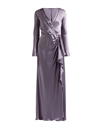 ALBERTA FERRETTI DRESSES Purple 70% Acetate, 30% Silk