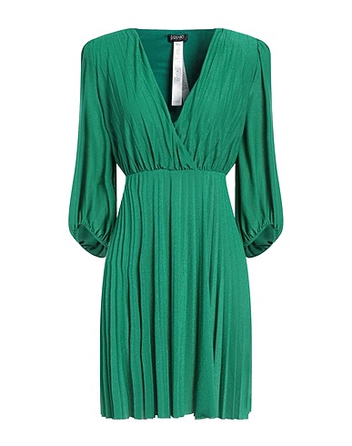 LIU •JO Elegant dress Green 65% Viscose, 15% Polyamide, 15% Polyester, 5% Elastane