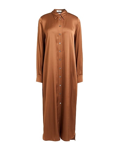 OTTOD'AME Midi dress Camel 100% Viscose