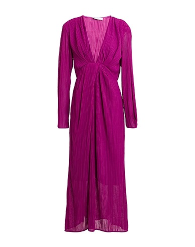 IRO Midi dress Mauve 91% Polyester, 9% Elastane