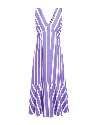 EMME by MARELLA Midi dress Purple 100% Cotton