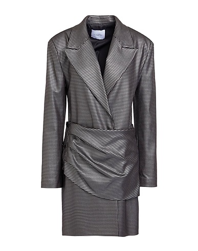 GAëLLE Paris Blazer dress Black 68% Viscose, 27% Polyamide, 5% Elastane