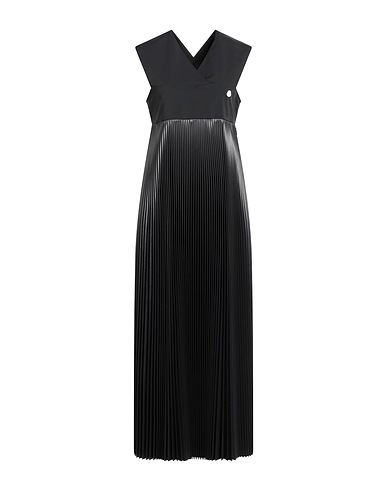 MONCLER Long dress Black 63% Polyester, 37% Elastane