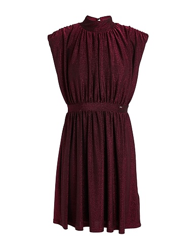 GAUDÌ Elegant dress Burgundy 55% Polyamide, 40% Polyester, 5% Elastane