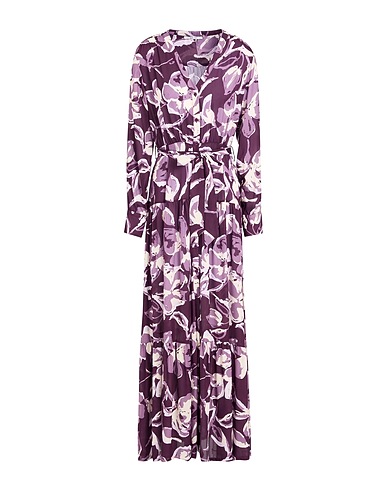 GAUDÌ Vestito chemisier Prugna 100% Poliestere