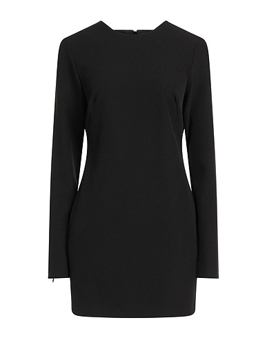SEMICOUTURE Elegant dress Black 92% Polyester, 8% Elastane