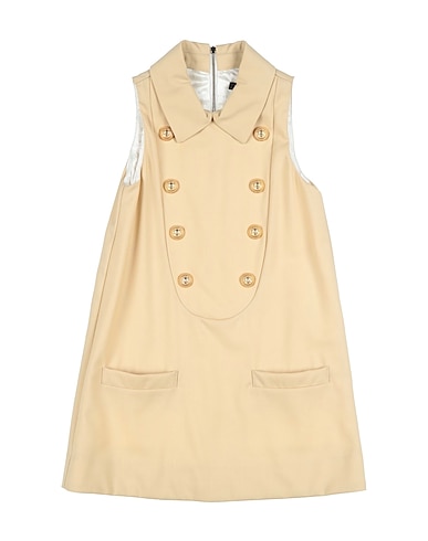 BALMAIN Dress Beige 99% Virgin Wool, 1% Elastane