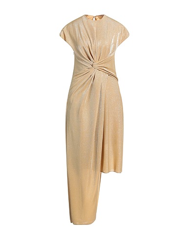 LANVIN Vestito midi Sabbia 68% Poliammide, 32% Poliestere