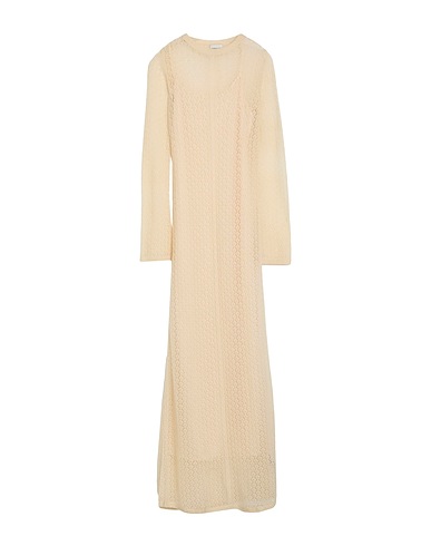 HERSKIND Long dress Ivory 71% Wool, 24% Nylon, 5% Cashmere