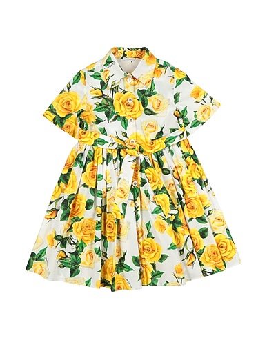 DOLCE&GABBANA Dress Yellow 100% Cotton