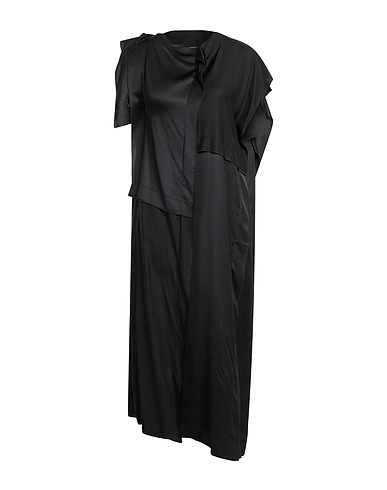 MM6 MAISON MARGIELA Летнее платье Чёрный 100% Вискоза
