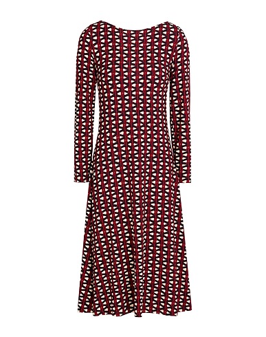 SIYU Midi dress Brick 95% Viscose, 5% Elastane