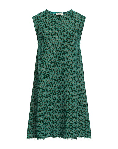 SIYU Vestito corto Verde 100% Lana Merino