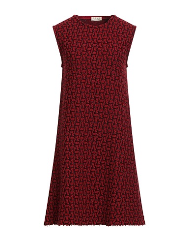 SIYU Knit dress Red 100% Merino Wool