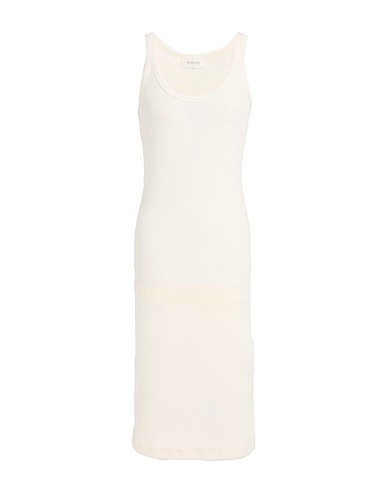 SPORTMAX Midi-Kleid Elfenbein 65% Baumwolle, 31% Seide, 4% Elastan