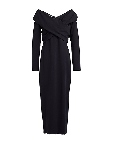 EMPORIO ARMANI Tubino Nero 77% Viscosa, 17% Poliammide, 6% Elastan