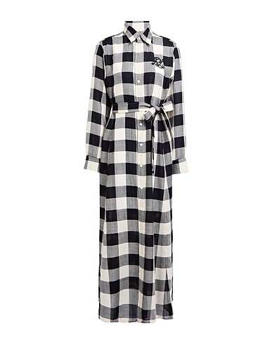 POLO RALPH LAUREN Midi dress Black 100% Wool