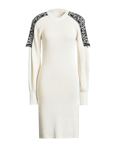 AKEP Short dress Cream 50% Merino Wool, 50% Acrylic