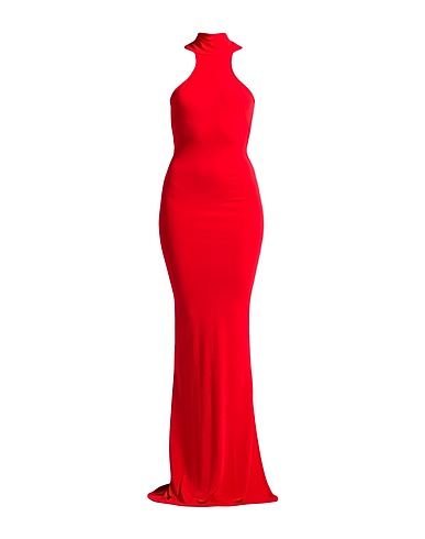 ELISABETTA FRANCHI Long dress RED CARPET Red 100% Viscose