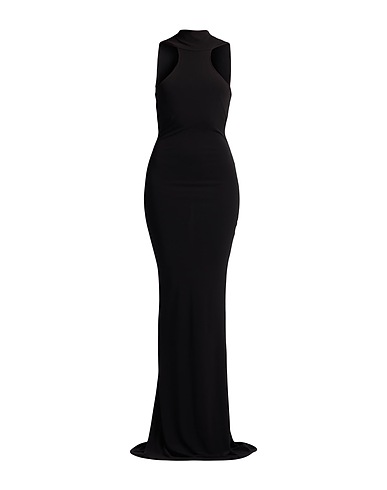 ELISABETTA FRANCHI Elegant dress RED CARPET Black 100% Viscose