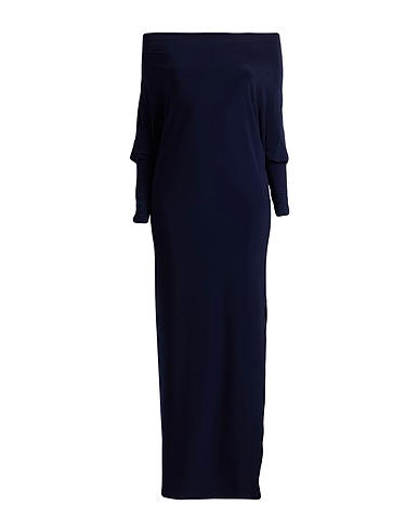 NORMA KAMALI Long dress Midnight blue 95% Polyester, 5% Elastane