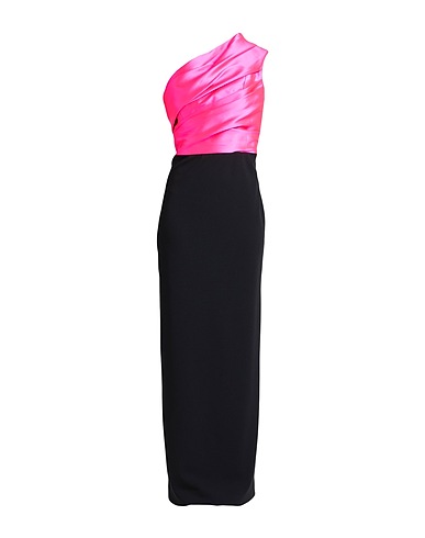 SOLACE LONDON Long dress Fuchsia 100% Polyester, Elastane