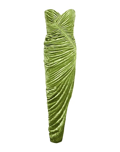 ALEXANDRE VAUTHIER Long dress Light green 90% Polyester, 10% Elastane