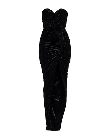 ALEXANDRE VAUTHIER Long dress Black 90% Polyester, 10% Elastane