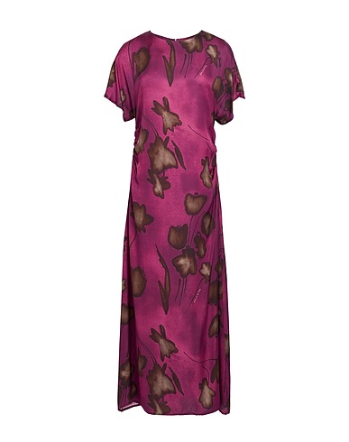MANILA GRACE Long dress Plum 100% Viscose