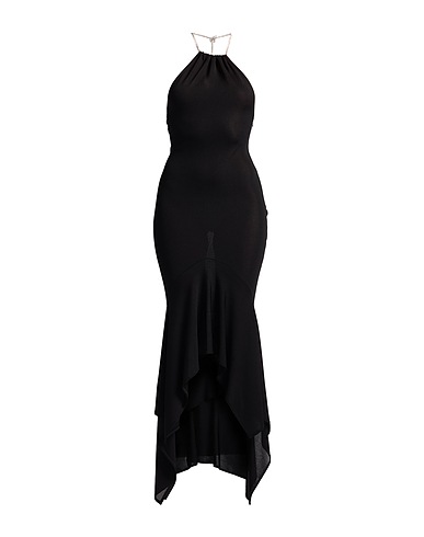 ALEXANDRE VAUTHIER Vestito lungo Nero 76% Viscosa, 24% Poliammide