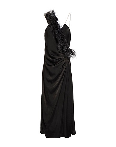 AMEN Elegant dress Black 50% Viscose, 50% Polyester
