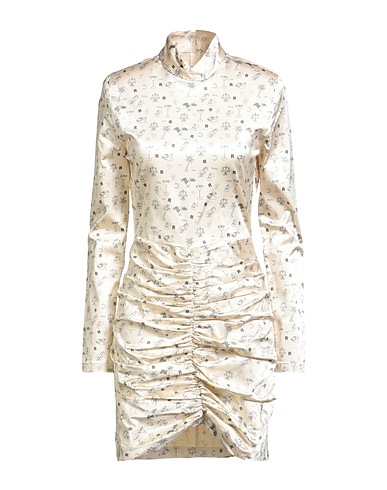 ROTATE BIRGER CHRISTENSEN Sheath dress Cream 100% Polyester