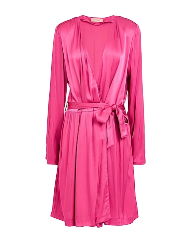 TWINSET Midi dress Fuchsia 100% Viscose