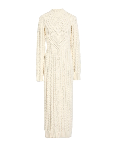 JEAN PAUL GAULTIER Vestito in Maglia Avorio 50% Lana Vergine, 50% Poliestere