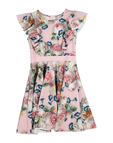 MONNALISA Dress Pink 92% Polyester, 8% Elastane