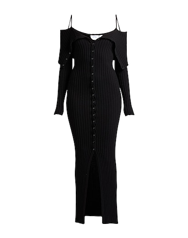 BLUMARINE Long dress Black 100% Wool