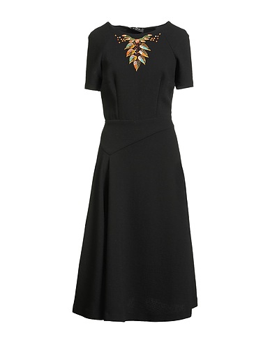 ETRO Midi dress Black 100% Virgin Wool