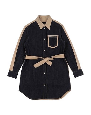 DSQUARED2 Denim dress Blue 98% Cotton, 2% Elastane