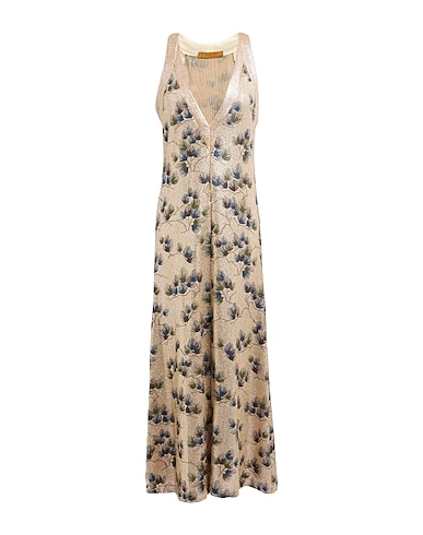 SIYU Long dress Gold 91% Polyamide, 5% Elastane, 4% Metallic fiber