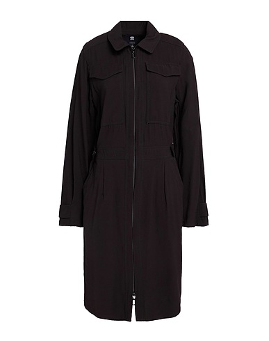 G-STAR RAW Midi dress Black 90% EcoVero™ viscose, 10% Polyester