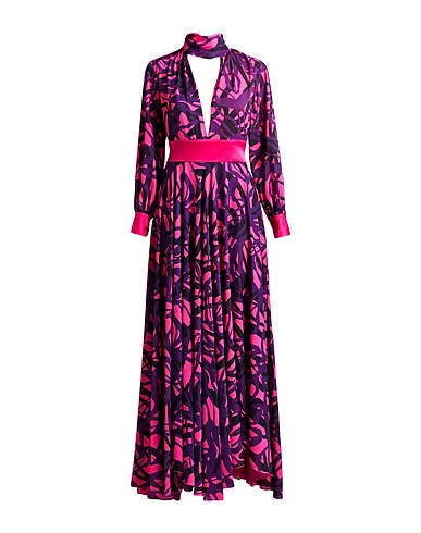MONIQUE GARÇONNE Langes Kleid Fuchsia 100% Polyester