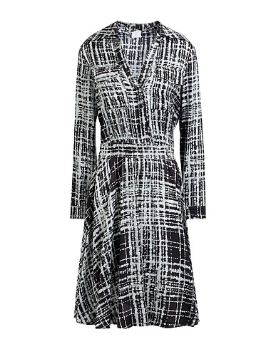 ELEVENTY Midi dress Grey 52% Viscose, 38% Silk, 10% Elastane