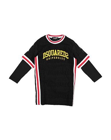 DSQUARED2 Dress Black 83% Cotton, 17% Nylon, Polyester, Elastane