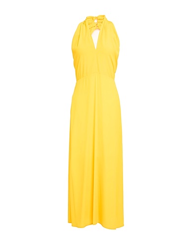 SEMICOUTURE Long dress Marigold 65% Acetate, 35% Silk