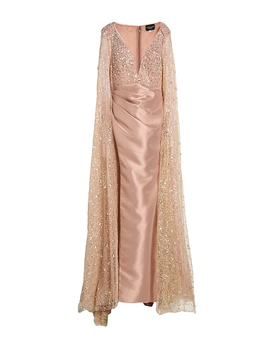 C.COUTURE Long dress Antique rose 100% Terylene